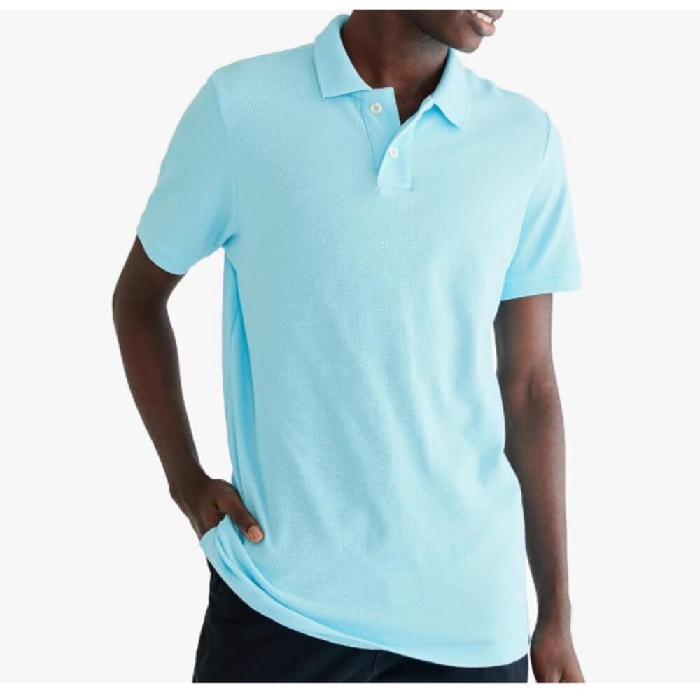 Aeropostale Men's Crisp Blue Polo Shirt Size XL New